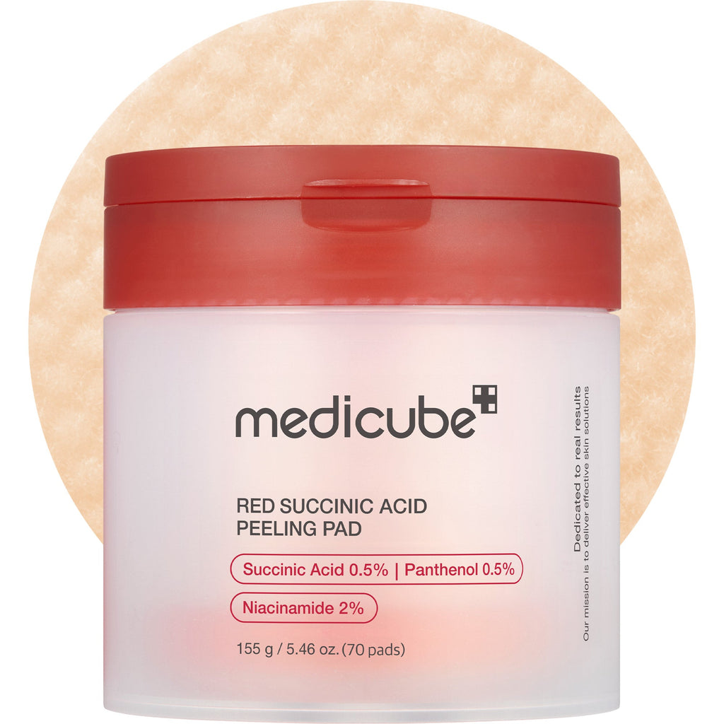 Red Succinic Acid Panthenol Pads image 1