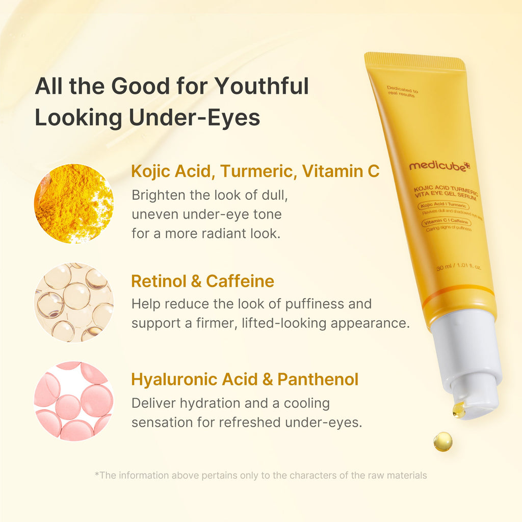 Kojic Acid Tumeric Eye Gel Serum image 3