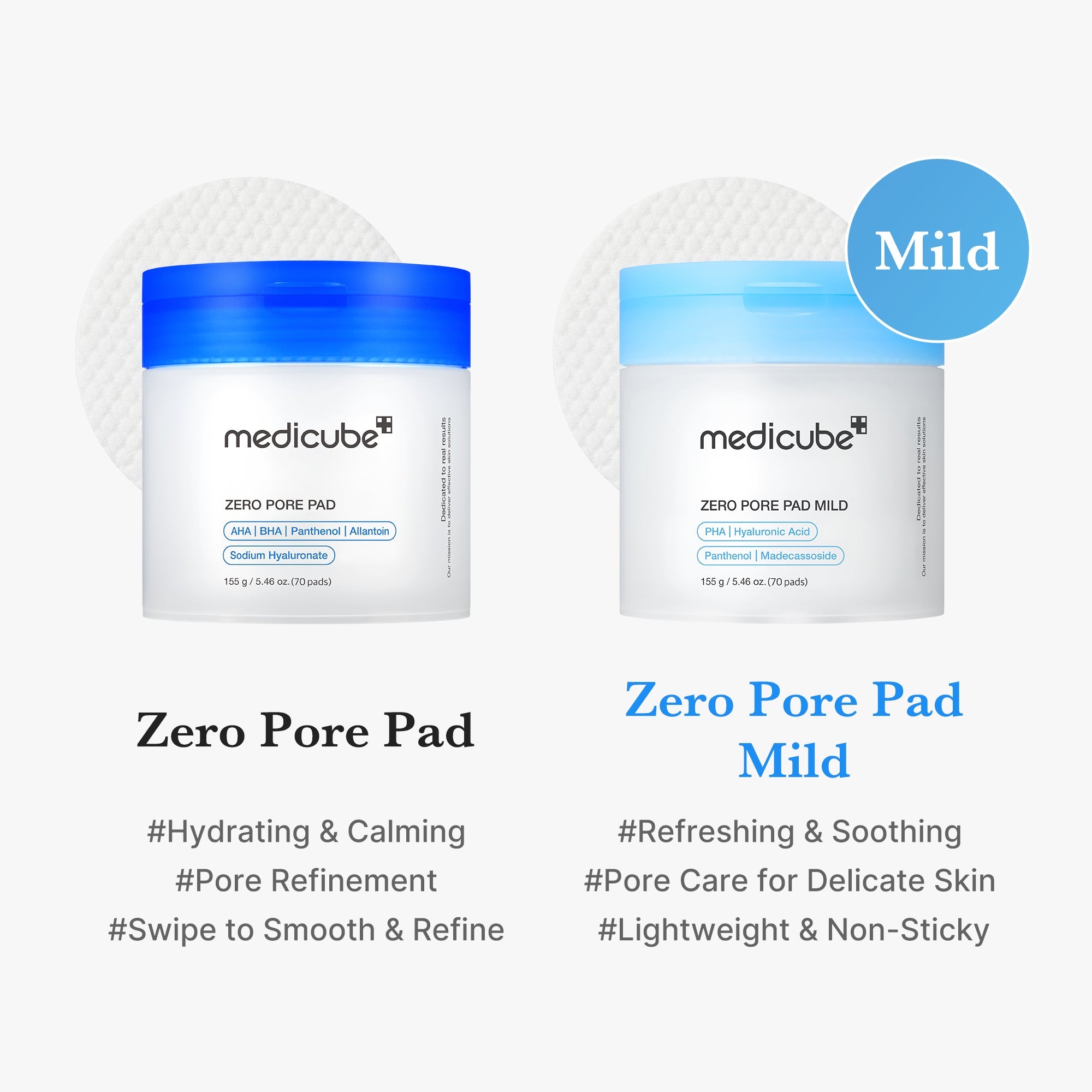 Zero Pore Madecassoside Pads (Mild) image 3