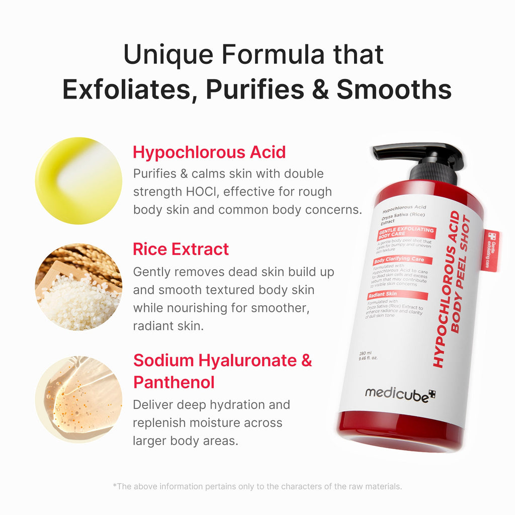 Hypochlorous Acid Rice Body Peel Shot image 3
