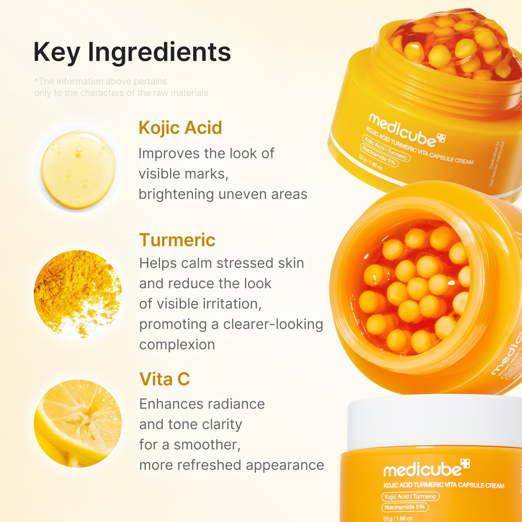 Kojic Acid Turmeric Vita Capsule Cream image 3