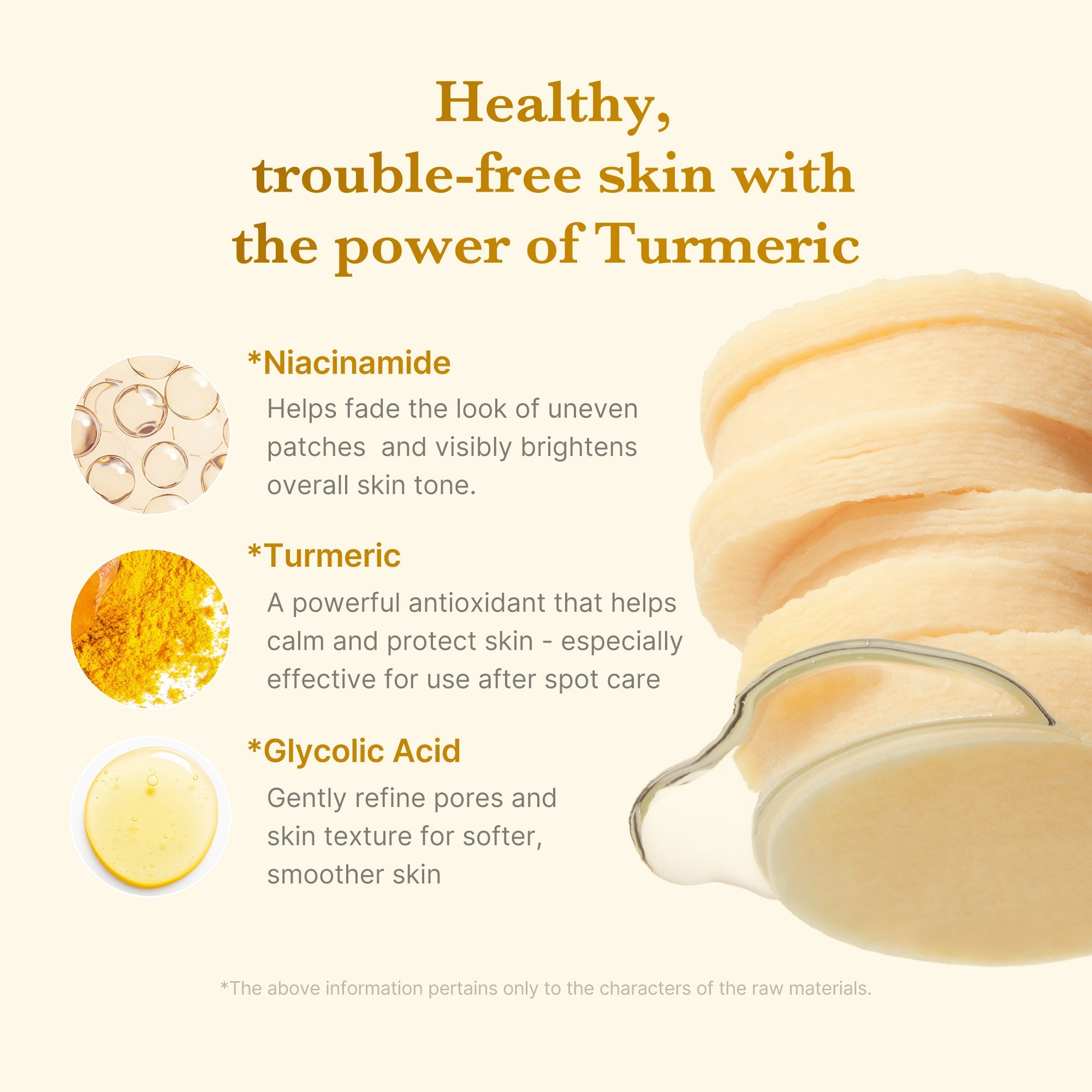 [Subscr.] Kojic Acid Tumeric Toner Pad image 3