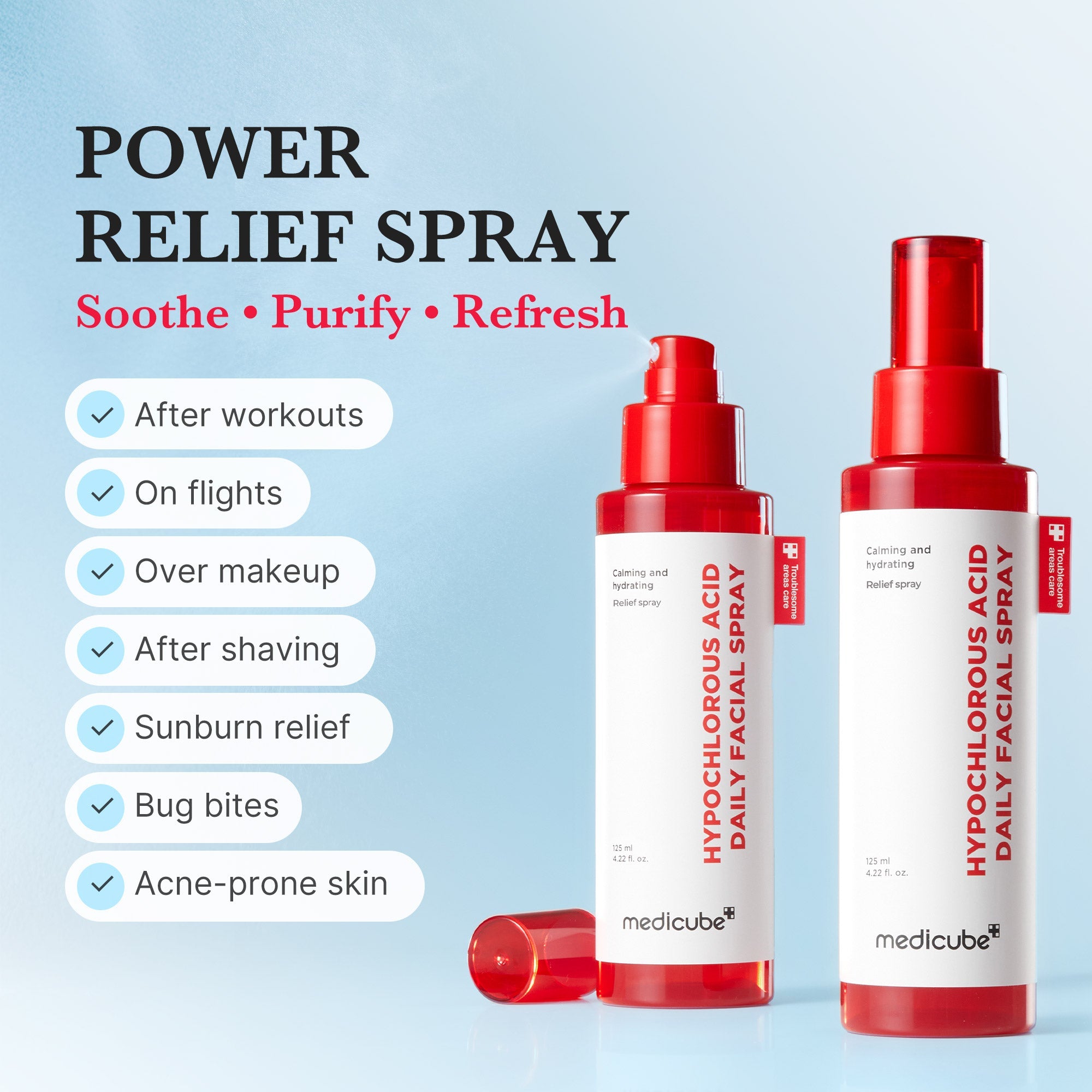 Hypochlorous Acid Power Soothing Spray image 4