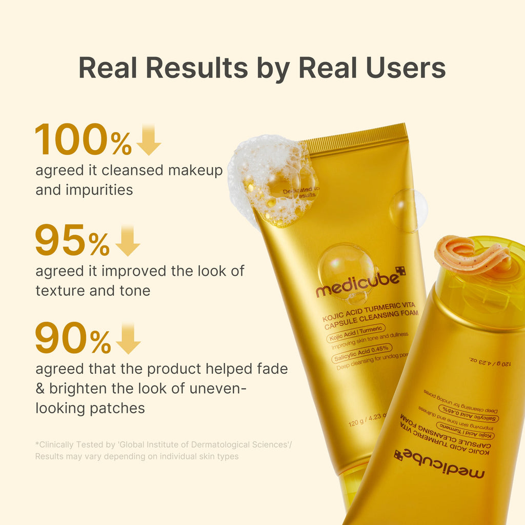 Kojic Acid Turmeric Vita Capsule Foam Cleanser image 5