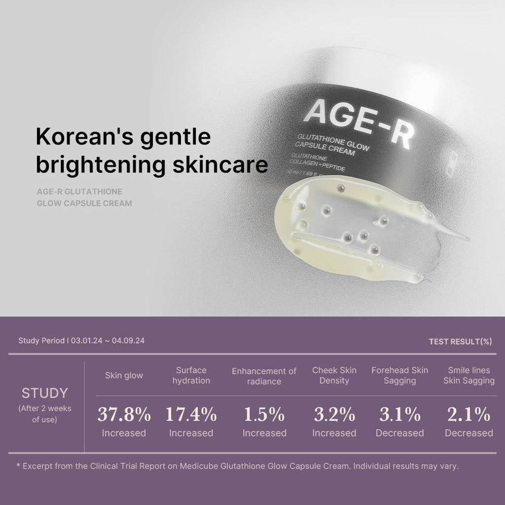[GIFT] AGE-R Glutathione Glow Capsule Cream image 6