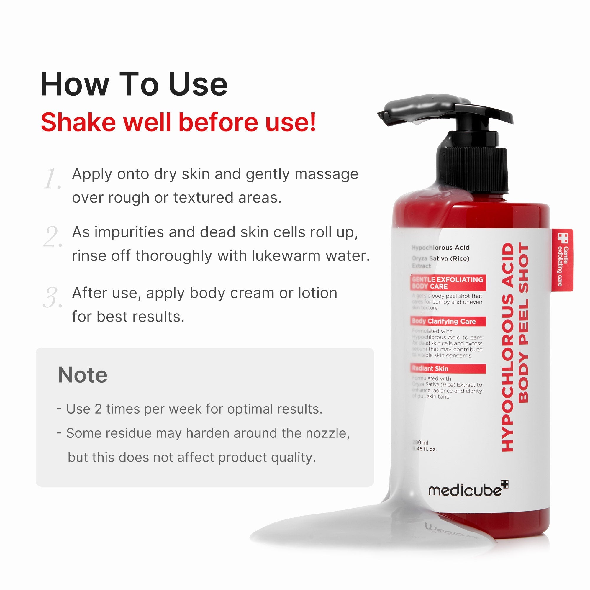 [GIFT] Hypochlorous Acid Rice Body Peel Shot image 6