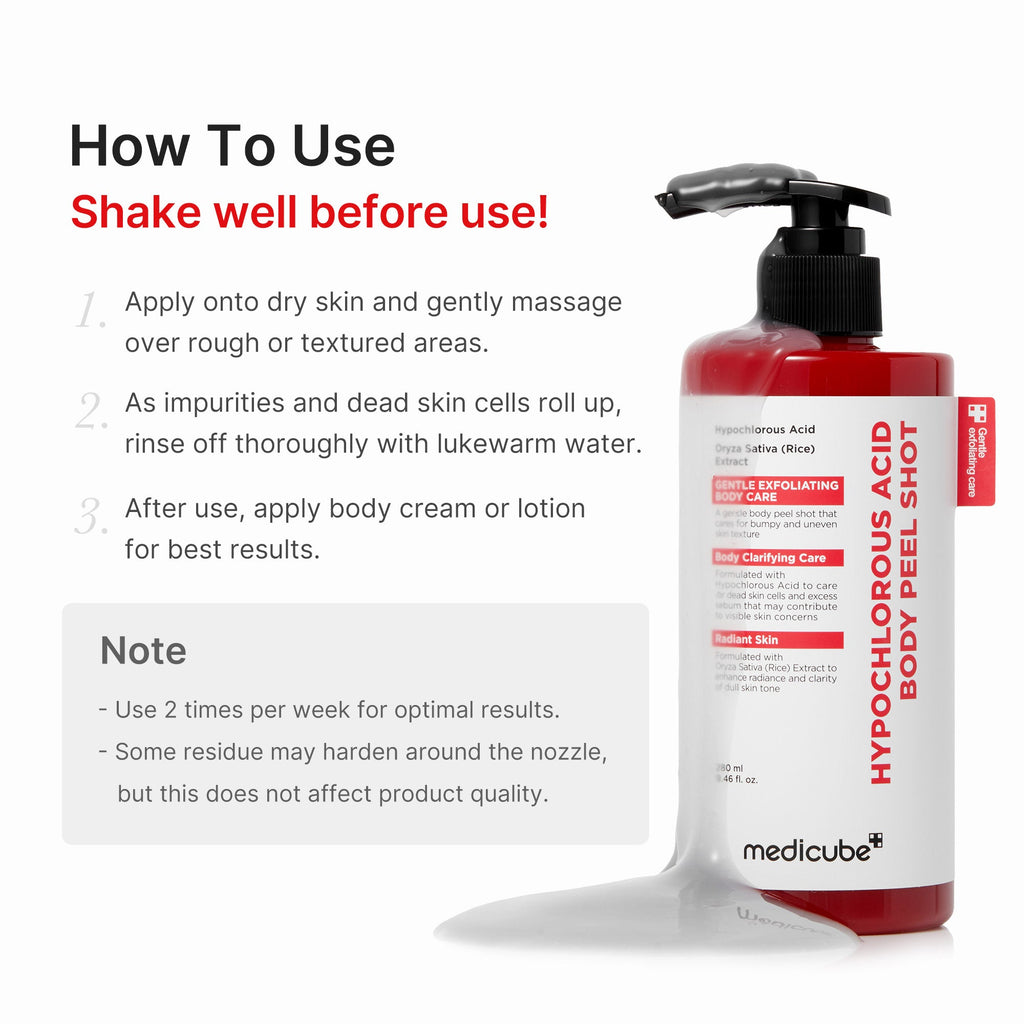 Hypochlorous Acid Rice Body Peel Shot image 6