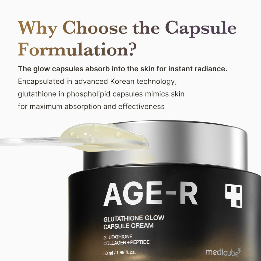 [GIFT] AGE-R Glutathione Glow Capsule Cream image 3