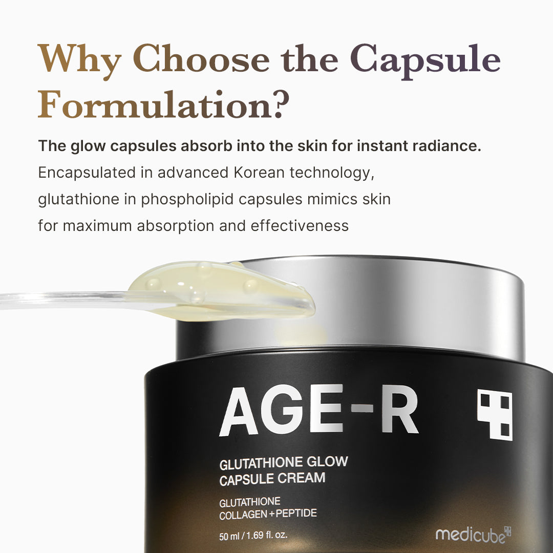 [GIFT] AGE-R Glutathione Glow Capsule Cream image 3