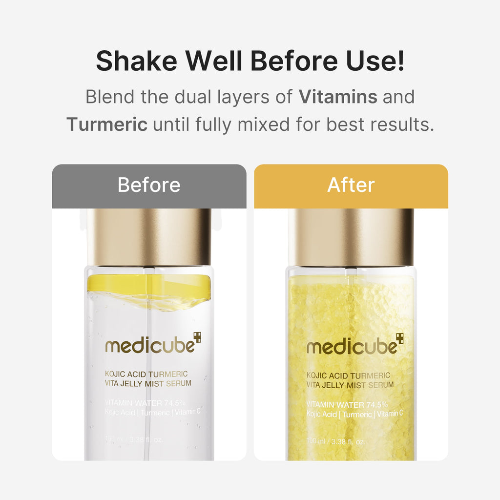 Kojic Acid Turmeric Vitamin Gold Jelly Mist Serum image 8