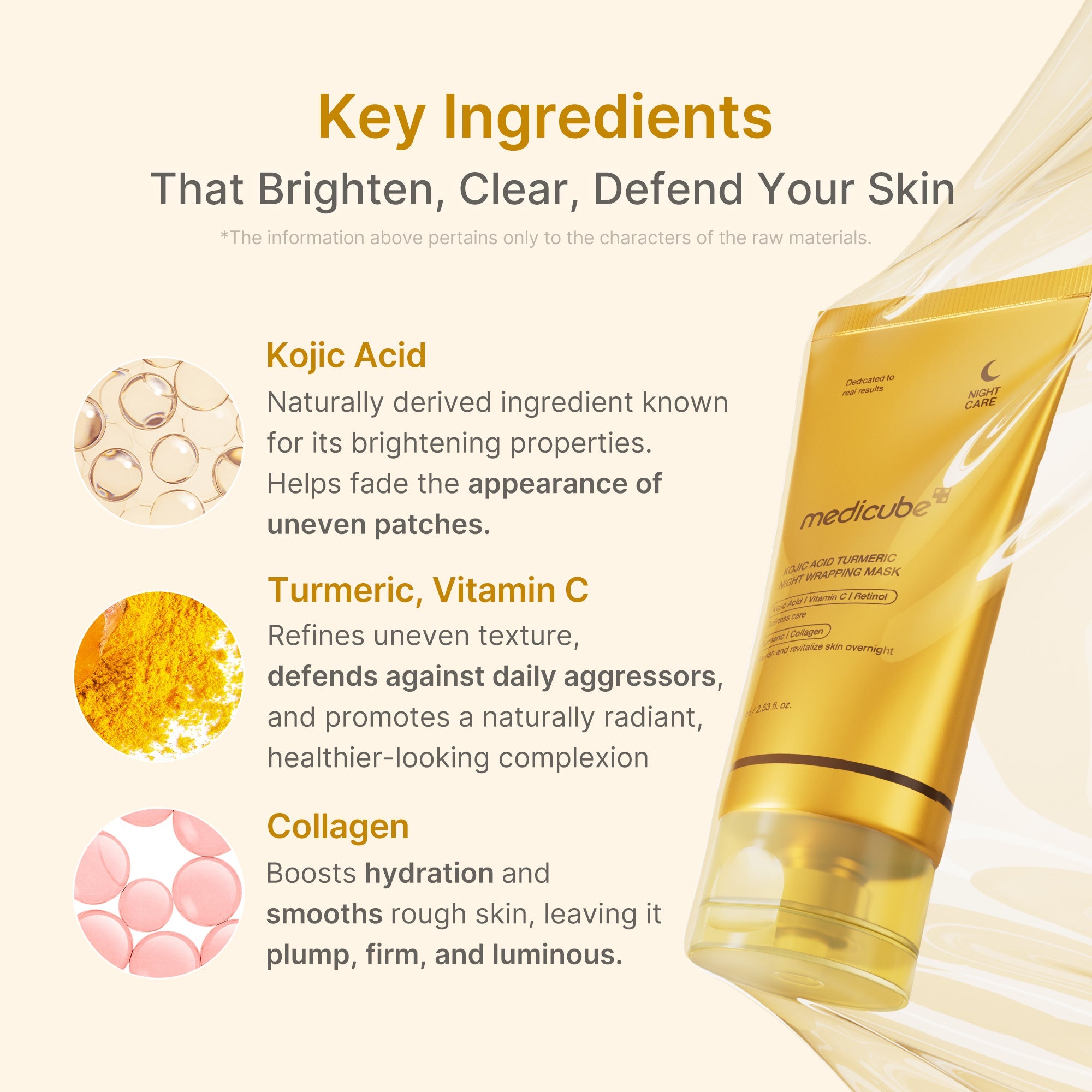 Kojic Acid Turmeric Overnight Wrapping Mask image 5