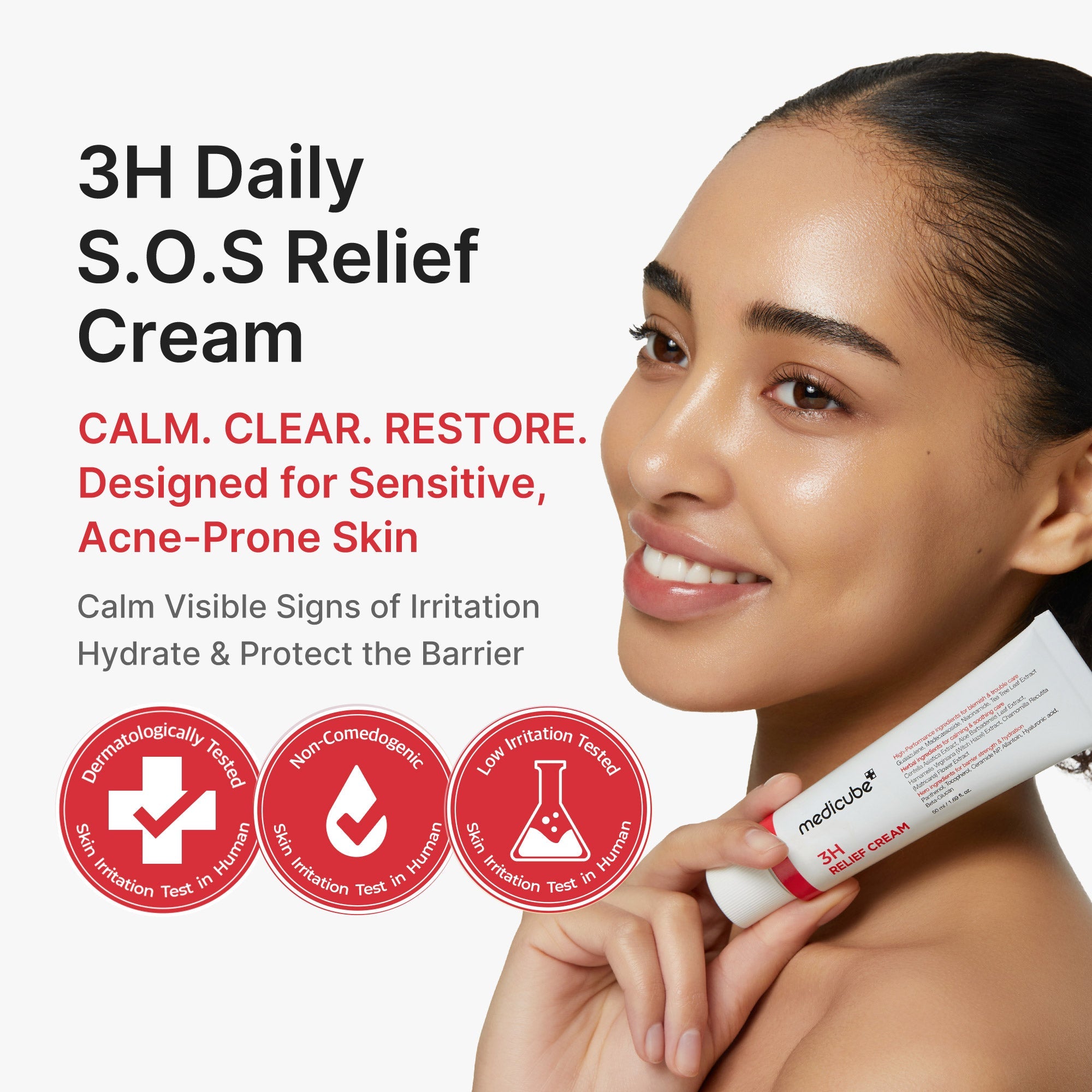 3H Daily Relief Cream image 2