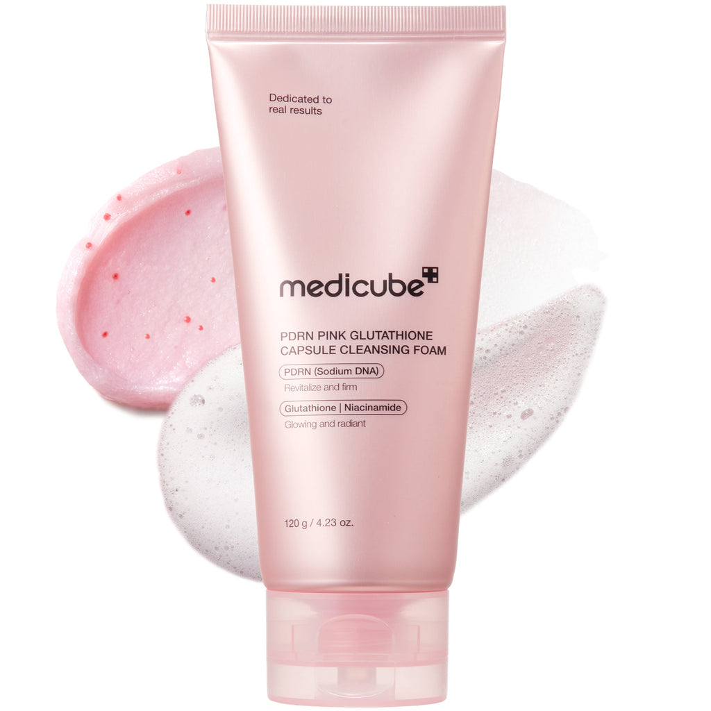 PDRN Pink Glutathione Capsule Foam Cleanser image 1