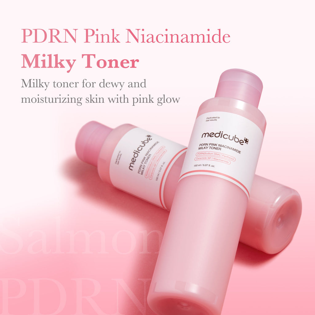 [GIFT] PDRN Pink Niacinamide Milky Toner image 2