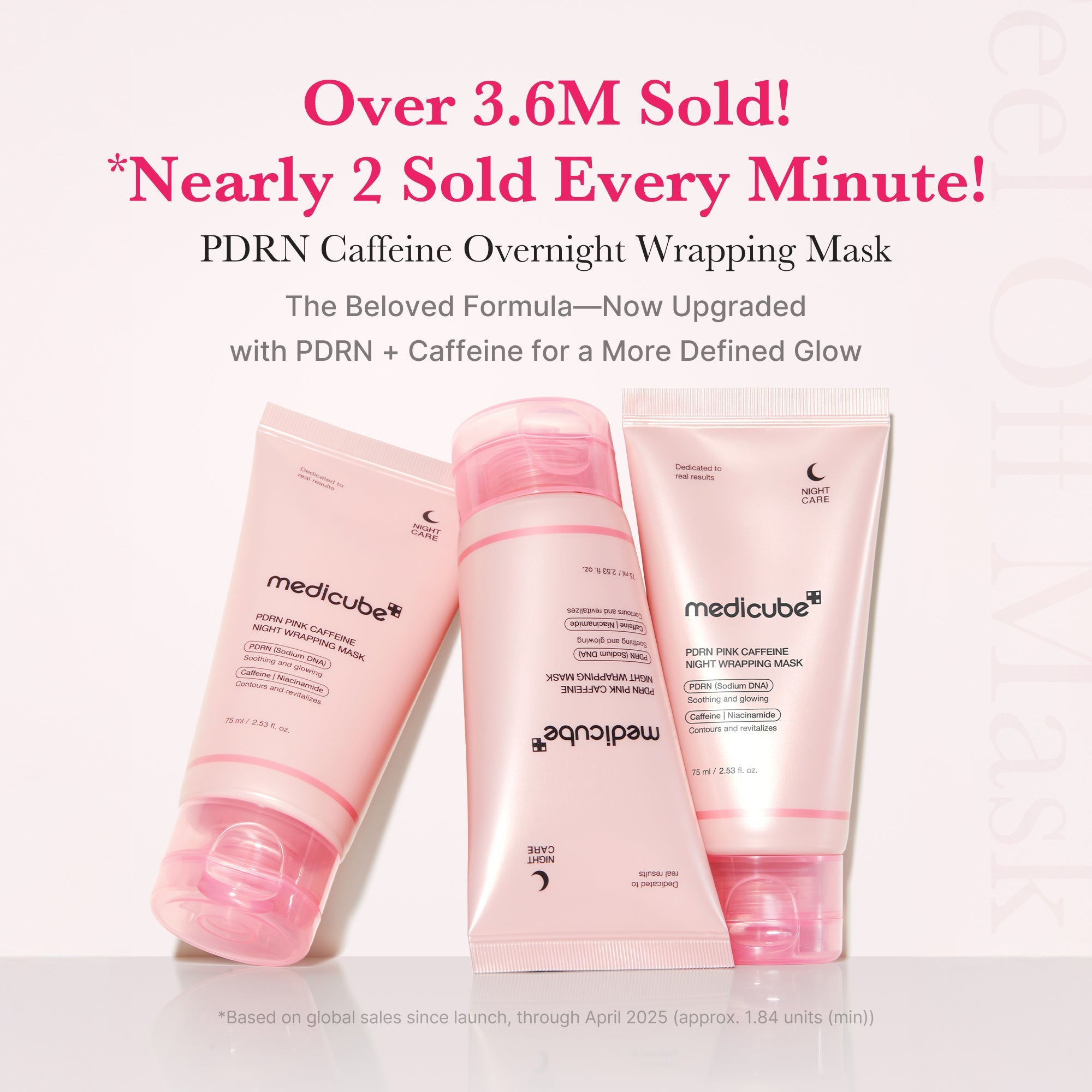 [GIFT] PDRN Pink Caffeine Overnight Wrapping Mask image 2