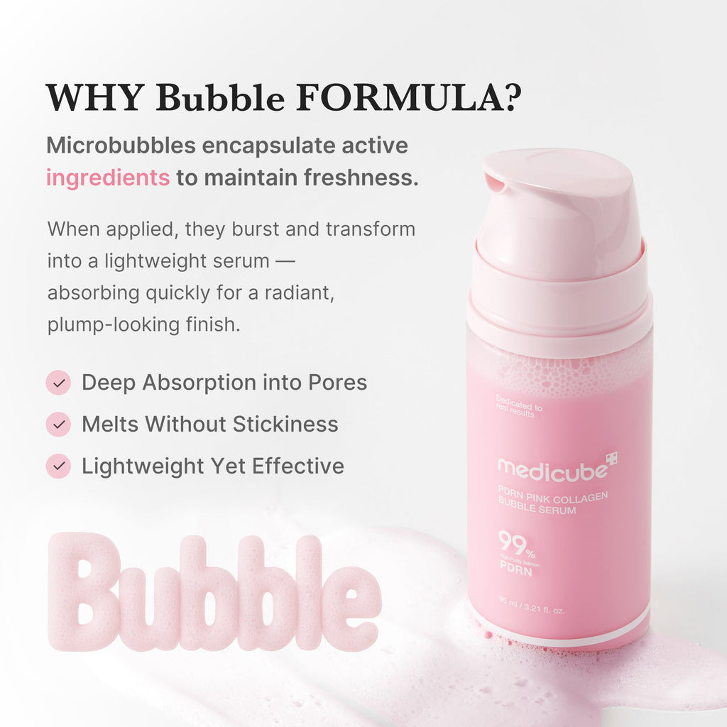 PDRN Pink Collagen Bubble Serum image 5